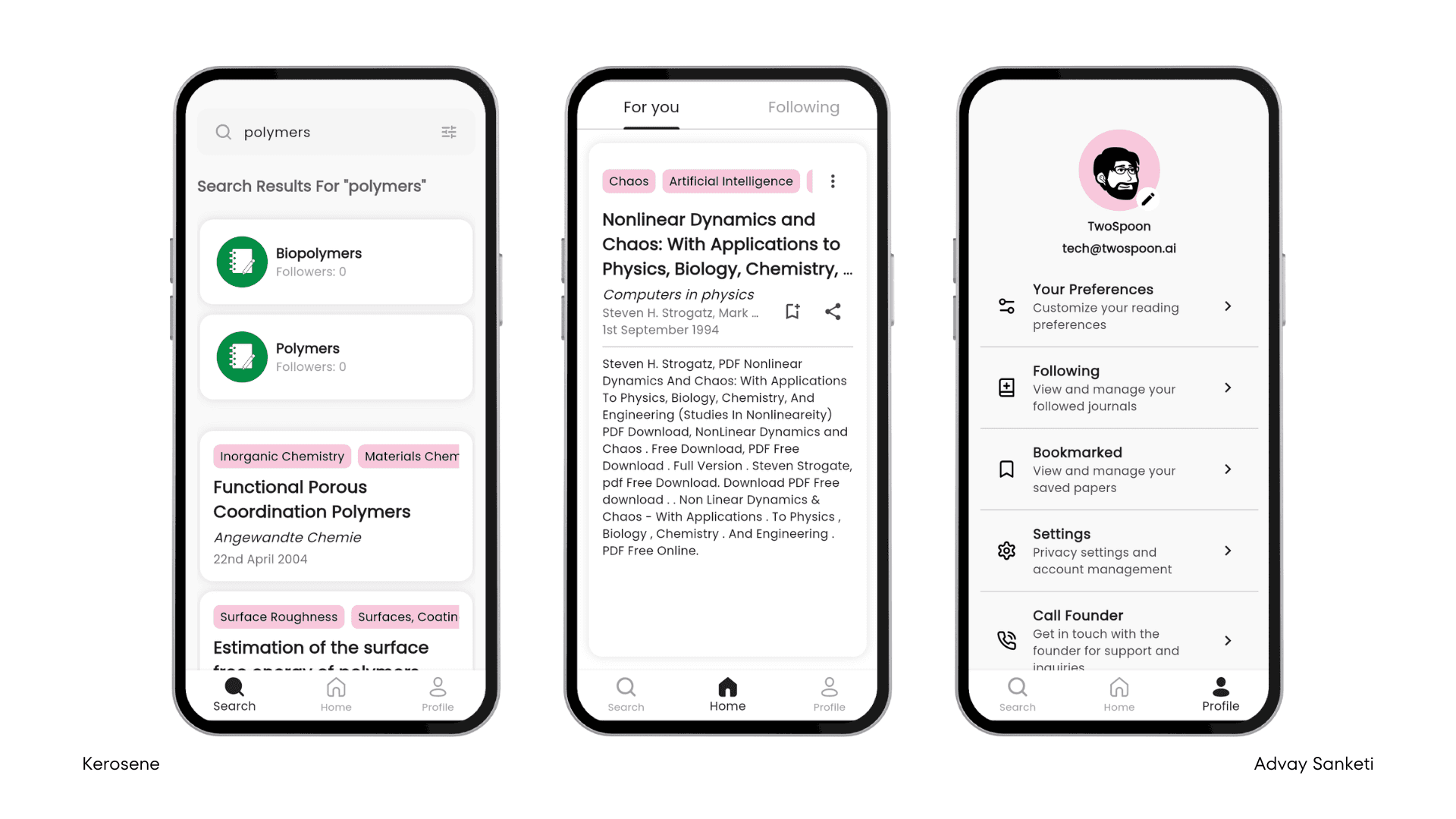 Kerosene – Academic Research Companion for Discovering the Latest Papers