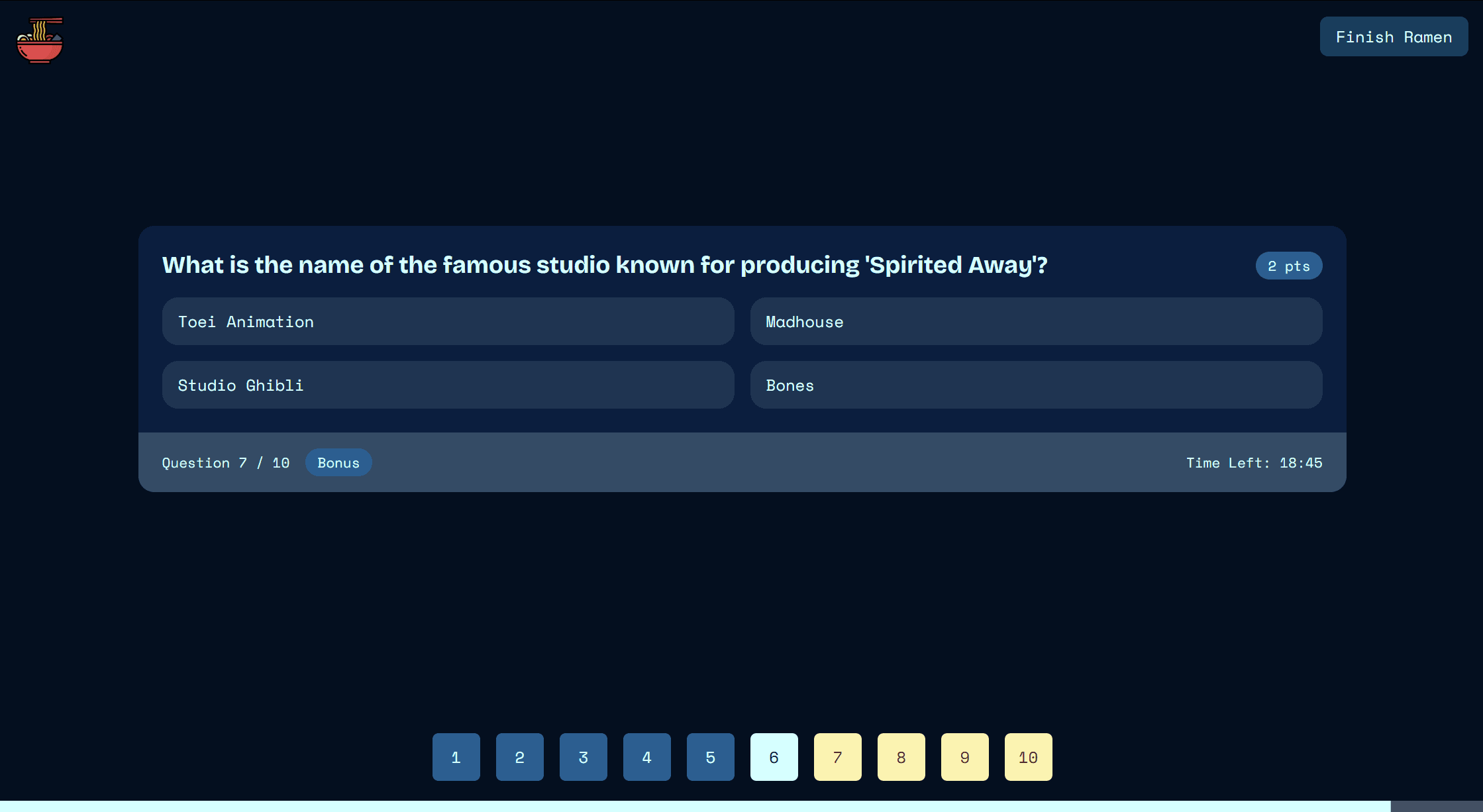 Noodl - Interactive Quiz Platform